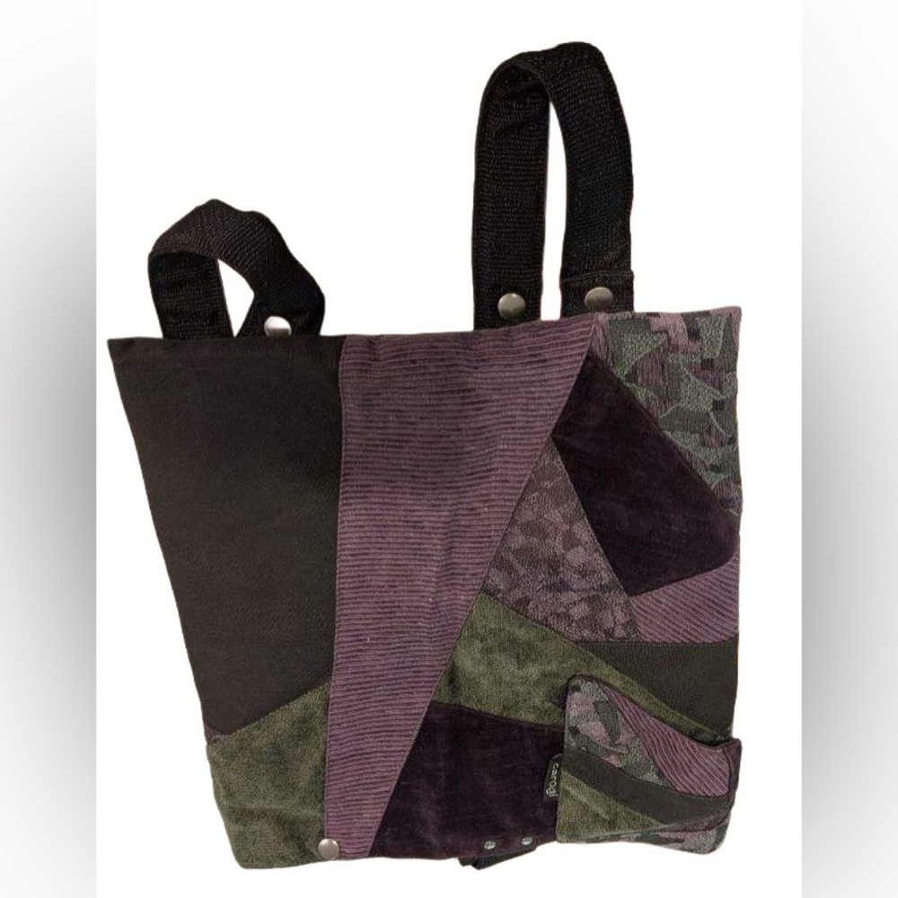 Purple CAROGI by Carson Rogers Convertible Triangle Backpack Sling Shoulder Bag